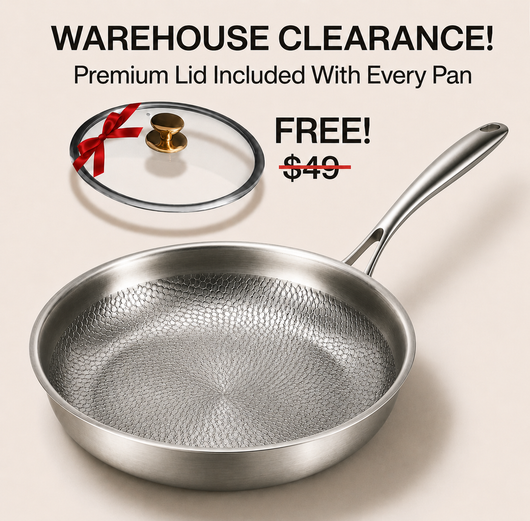 Titanium Cooking Pan | Non Toxic and Chemical Free, Built to Last a Lifetime