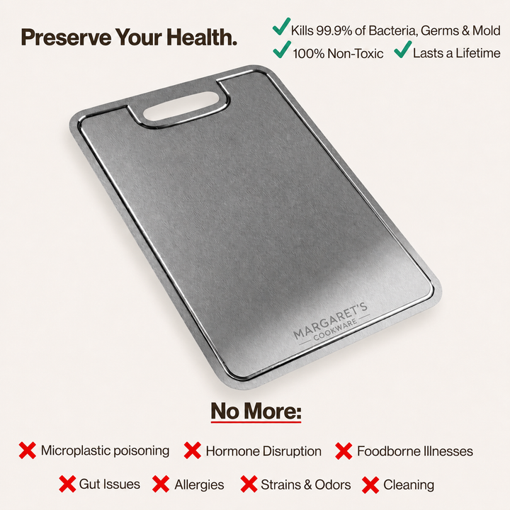 Pure Titanium Non-Toxic Cutting Board