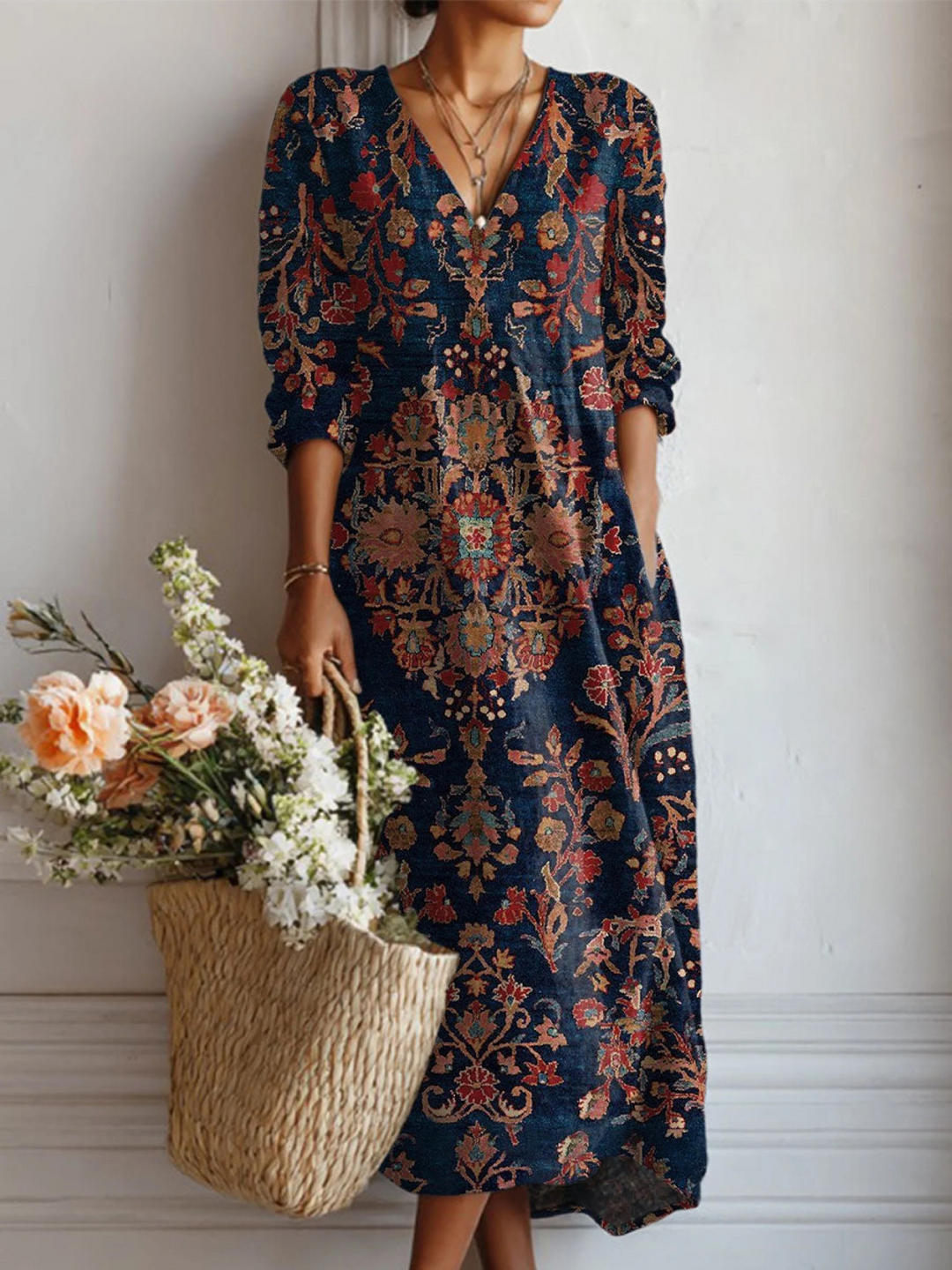 Carol | Bohemian Print Dress